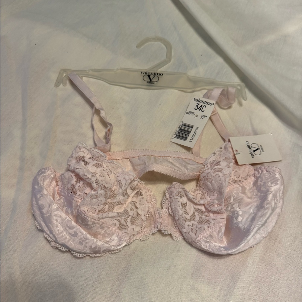 Valentina Light Pink Lace Bralette